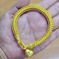 ราคา สร้อยข้อมือ เบ๊นซ์กลม แปดเสา น้ำหนัก 1 2 3 5 10บาท (22858595293)