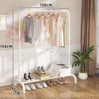 ราคา ราคาพิเศษ ราวตากผ้า ปรับขนาด รุ่นหนาพิเศษ ราวตากผ้าคอนโด ราวตากผ้าตั้งพื้น บาร์เดี่ยว ราวแขวน มีล้อ ล้อเลื่อน ไม้แขวนเสื้อโลหะ ประหยัดพื้นที่ รับน้ำหนักได้ 20กก ประกอบง่าย ราวตากผ้ามินิมอล (2288120273