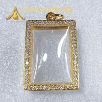 ราคา กรอบพระสมเด็จ กรอบทองอิตาลี ล้อมเพชรคุณภาพดี ไม่ลอกไม่ดำ (22966847786)