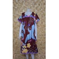 ราคา ลายพรีเมี่ยม ชุดกระโปรง ชุดนอน ชุดอยู่บ้าน ลายนกกระเรียน แขนสั้น ผ้าปาเต๊ะ สีสันสดใส ใส่สบาย ไม่ตกสี ขนาดฟรีไซร์ (22968423450)