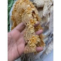 ราคา ยกพับ15หลา ผ้าลูกไม้ผ้าไหมแก้ว ลูกไม้ปักฉลุ ลูกไม้ไหมแก้ว ลูกไม้ตกแต่ง ลูกไม้ระบาย ลูกไม้แต่งขอบ ลูกไม้แต่งเสื้อ ลูกไม้ผ้า ลูกไม้ผ้าปักผ้าลูกไม้ ลูกไม้เมตร ลูกไม้แต่งกระเป๋า (20537372811)