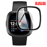 ราคา KNIH 2ชิ้น3D Beschermende ฝาปิดฟิล์มนุ่ม Glas VOR Fitbit Versa 4 3 Gevoel Versa3สมาร์ท Horloge ปกป้องหน้าจอเต็ม Voor Fitbit Versa4 (22035322261)