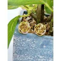 ราคา jewery33 K150 ต่างหูกังหันหมุนได้ งานฝันเพชร ชุบไมครอน (18220649864)