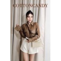 ราคา CottonCandy New Kate Korea Shirt เสื้อเชิ้ตผ้าไหมญี่ปุ่นโทนสีละมุนฝุดๆ ผ้าพรีเมี่ยม ใส่สบายไม่ต้องรีดเลยคร่า (22865603689)