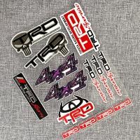 ราคา 1 ชุด Toyota TRD โลโก้รถสติกเกอร์สะท้อนแสง Toyota Racing Crown อลูมิเนียมป้ายสติกเกอร์ (19459387892)