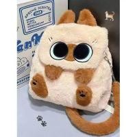 ราคา น่ารัก Capybara Plush Backpack หลากหลาย กระเป๋าสะพายข้าง นักเรียน กระเป๋าเดินทาง 2024 กระเป๋าสามเหลี่ยมสไตล์ใหม่ Daily Match (22707305087)