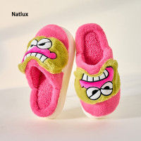 ราคา ผู้หญิงการ์ตูนรองเท้าแตะผ้าฝ้ายนัตลักซ์ลวดลายในร่มฤดูใบไม้ร่วงและฤดูหนาวหนาชินจัง (22386410139)