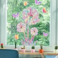ราคา Wall Sticker PVC Electrostatic Glass Sticker for Window Suncatcher Rainbow Prisms Decal beettercar (22576711538)