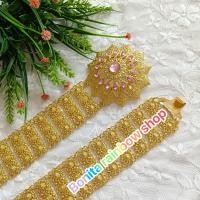ราคา เข็มขัดสีทอง เข็มขัดผ้าถุง เข็มขัดชุดไทย เข็มขัดสีทองลงยา เข็มขัดเจ้าสาว (21757550007)