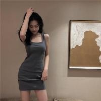 ราคา oggshop พร้อมส่ง เดรสทรงเอสีเทา กระโปรงทรงเอ สีเทา สีดำ (11002417797)
