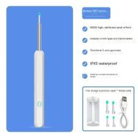 ราคา ไม้แคะหูมีกล้อง พร้อมช้อนหู4อัน ไฟLED ไม้แคะหู Smart Visual Ear Cleaner Stick ที่แคะหู ไม้แคะหูอัจฉริยะ การเชื่อมต่อWiFi HD Pixelมีไฟ ชุดแคะหู (22774816407)