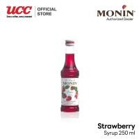 ราคา MONIN Strawberry Syrup น้ำเชื่อมกลิ่นสตรอว์เบอร์รี 250ml (22787761325)