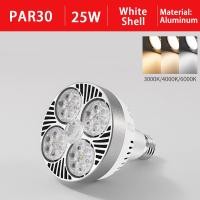 ราคา รับประกัน1ปี ไฟ LED ราง PAR30 LED PAR 30W 35W 40W 45W ที่จับ E27สีดำ ขาว30หลอดไฟ LED (21238321091)