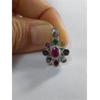 ราคา จี้เงินเเท้92 5 ล้อมพลอยนพเก้า พลอยรัสเซีย พร้อมส่งค่ะ (21522232101)