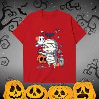 ราคา พร้อมส่ง 2024 HALLOWEEN มัมมี่ พิมพ์ลายฟักทองฮาโลวีน เหมาะกับปาร์ตี้ฮาโลวีน เสื้อฮาโลวีน 09S 5XL (22898622613)