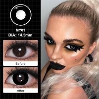 ราคา Magister คอนแทคเลนส์ Original 2 ชิ้น Crazy LENS คอสเพลย์คอนแทคเลนส์สีขาว สีดำ 14 5 มม เลนส์แว่นตาสำหรับฮาโลวีนสีสันที่ไม่ซ้ำกัน Animated คอนแทคเลนส์ (22783028014)