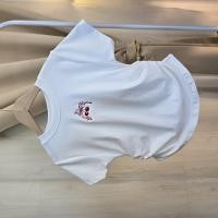 ราคา MesubShop เสื้อยืดคอกลมแขนสั้น ย่นข้างเอว ปักเชอร์รี่วิ้ง ผ้ายืดตามตัวทรงสวย พร้อมส่ง รุ่น ปักเชอรี่วิ้ง (22515086007)