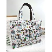 ราคา กระเป๋าผ้าเคลือบกันน้ำ A4 ทรงนอน มีกระเป๋าด้านหน้าใส่ ถุงช้อปปิ้ง กระเป๋าถือ กระเป๋าถือหญิง (7919025504)