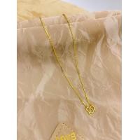 ราคา สร้อยคอลายโซ่แท่งจิ๋ว ขนาด 1 สลึง ทองเหลืองแท้หุ้มทองแท้ 16 18 20นิ้ว ขนาดเส้น 1mm (22590943320)