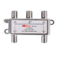 ราคา Mastersat Splitter 4 ways ตัวแยก 4 จุด ทีวีดิจิตอล หรือ จานดาวเทียม All Port Power Pass ความถี่ 5 2400Mhz Signal สำหรับ ดาวเทียม แยกได้เฉพาะย่าน V H ย่านเดียวกัน Silver (9145324)
