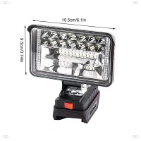 ราคา Makita ไฟทำงาน LED แบตเตอรี่ Li ion 18V ขนาด3 4นิ้วไฟฉายฉุกเฉินแบบพกพาโคมไฟตั้งแคมป์ (22294466819)