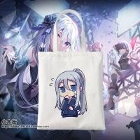 ราคา แฟชั่นอินเทรนด์ผ้าใบ World Plan Project Sekai Kazuki กระเป๋าถือไหล่เดี่ยว Soft Double Root Zipper Casual Satchel สําหรับ Neutral (22715610159)