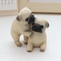 ราคา น่ารัก Little Pug ตุ๊กตารูปปั้นสุนัขที่สมจริงโต๊ะทํางาน เสื้อท่อนบน รถทําสวนตกแต่ง Bichon Frise ลูกสุนัขเครื่องประดับ (20360947086)