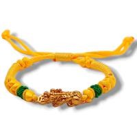 ราคา สร้อยข้อมือปี่เซียะ ด้ายเหลืองรุ่นใหม่ ปี่เซียะด้ายน้ำตาล สร้อยข้อมือลูกปัดปี่เซียะ ปี่เซียะรับทรัพย์ ลัทธิเต๋า วัฒนธรรมจีน ความเชื่อของคนจีน ฟรียันต์มังกรทอง (21302200617)