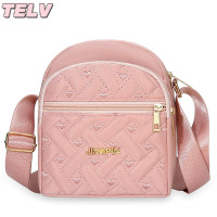 ราคา TELV กระเป๋าสะพายข้างผ้าใบมีซิปแบบลำลองกระเป๋าช้อปปิ้งน่ารักสำหรับผู้หญิงกระเป๋าผ้าลูกฟูกสะพายไหล่ลายทาง (22537751311)