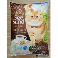 ราคา pet8 See sand ซีแซนด์ ทรายแมวอนามัย ขนาด 10 ลิตร และ ขนาด 5 ลิตร พร้อมส่ง (21420270827)