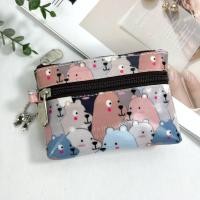 ราคา กระเป๋าเหรียญ 2 ซิบ ผ้าเคลือบกันน้ำ มีซับใน ใส่ธนบัตรพับครึ่งได้ กระเป๋าสตางค์ กระเป๋าใส่เหรียญ กระเป๋าตัง (22710353587)