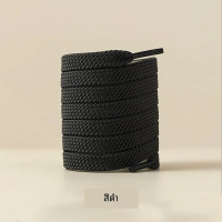 ราคา 1คู่ผ้ารองเท้าแบน laces รองเท้าคลาสสิกสำหรับรองเท้าผ้าใบสีขาวสีดำเชือกรองเท้ายืดหยุ่น laces รองเท้า100 120 140 160cm Strings (22793603685)