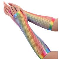 ราคา Funny Go ถุงมือตาข่าย ถุงมือตาข่ายยาวถึงศอก ถุงมือตาข่ายเรืองแสงแฟนตาซี (22801493793)