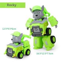 ราคา Paw Patrol Transforming Robot Car ของเล่นเพื่อการศึกษาสำหรับเด็ก รถของเล่น (22960289475)