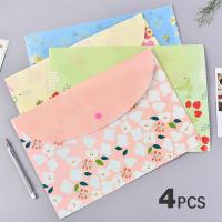 ราคา 4pcs แฟ้มใส่เอกสาร แฟ้ม a4 แฟ้มลายการ์ตูน แฟ้มน่ารักๆ แฟ้มเอกสาร พลาสติก ขนาด a4 มีกระดุมปิด คละลาย (22934606044)