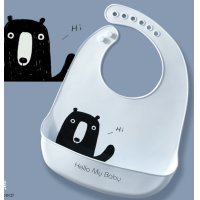 ราคา ผ้ากันเปื้อนซิลิโคนเกรดอาหาร ผ้ากันเปื้อนอาหารเด็ก Baby Drool Bibs ผ้ากันเปื้อนกันน้ำสกปรกเด็ก Drool Bibs (22589064239)