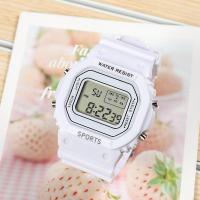 ราคา นาฬิกาข้อมือ นาฬิกาข้อมืออิเล็กทรอนิกส์ มีไฟ LED นาฬิกาข้อมือดิจิทัล นาฬิกาแฟชั่น ดิจิตอล กันน้ำ ใส่เล่นกีฬา สำหรับผู้ชายและผู้หญิง (16971243869)