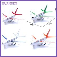 ราคา QUANSEN พลาสติกแอร์บัสรุ่นเด็กดึงกลับ airliner ผู้โดยสารเครื่องบินรุ่น (22695789323)