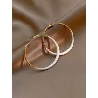 ราคา ต่างหูแบบห่วง สไตล์สายฝอ Sasa Earrings รหัสER7 (22876944125)