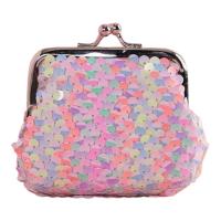 ราคา กระเป๋าใส่เหรียญเกร็ดปลา สีรุ้ง7 5 9cm (22207519247)