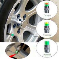 ราคา เซ็นเซอร์วัดความดันลมยางอัตโนมัติ XpsCar วาล์วตรวจสอบบอกฝาหมุดแจ้งเตือน3สี (21579135433)