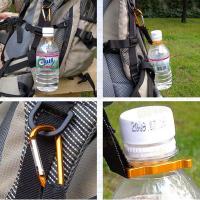 ราคา Ministar 2 PCS ขวดน้ำ Carabiner หัวเข็มขัดที่วางแบบตะขอคลิปการเดินทางท่องเที่ยว (8458809676)