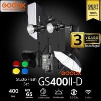 ราคา Godox Studio Flash GS400II D SET ชุดไฟสตูดิโอ 400W รับประกันศูนย์ Godox Thailand 3ปี GS400 II D (7242572574)