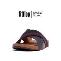 ราคา FITFLOP IQUSHION WEBBING LEATHER CROSS รองเท้าแตะผู้ชาย รุ่น GZ2 (21411580740)