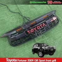 ราคา กระจังหน้า fortuner 2009 2010 2011 ลาย GR Sport สีดำ มีไฟ LED โฉมหน้ายักษ์ (22931743288)