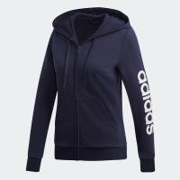 ราคา adidas Lifestyle Training Essentials Linear Hoodie Women Blue DU0648 (22439321736)