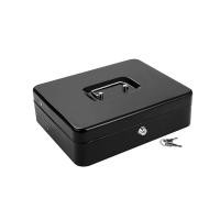 ราคา Cash Box Metal Cash Box with Tray and Key Lock Tiered Locking Cash Box Lock Safe with 4 Bills 5 Coin Slots (22553058173)
