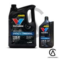 ราคา ใส่โค้ดMARSASP2 ลด100บาท น้ำมันเครื่อง VALVOLINE SYNTHETIC COMMONRAIL วาโวลีนซินเธติค คอมมอนเรล 5W 30 6 1L (22672371120)