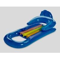 ราคา นำเข้าUSA เตียงลอยน้ำ Funsicle Sky Blue Relaxing Lounge (22357058958)
