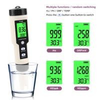 ราคา Yieryi ตัวทดสอบคุณภาพน้ำ4 In 1สำหรับ H2 PH ORP มิเตอร์วัดอุณหภูมิ H2เครื่องวัดไฮโดรเจนสำหรับสระน้ำน้ำดื่มพิพิธภัณฑ์สัตว์น้ำ (22686422231)